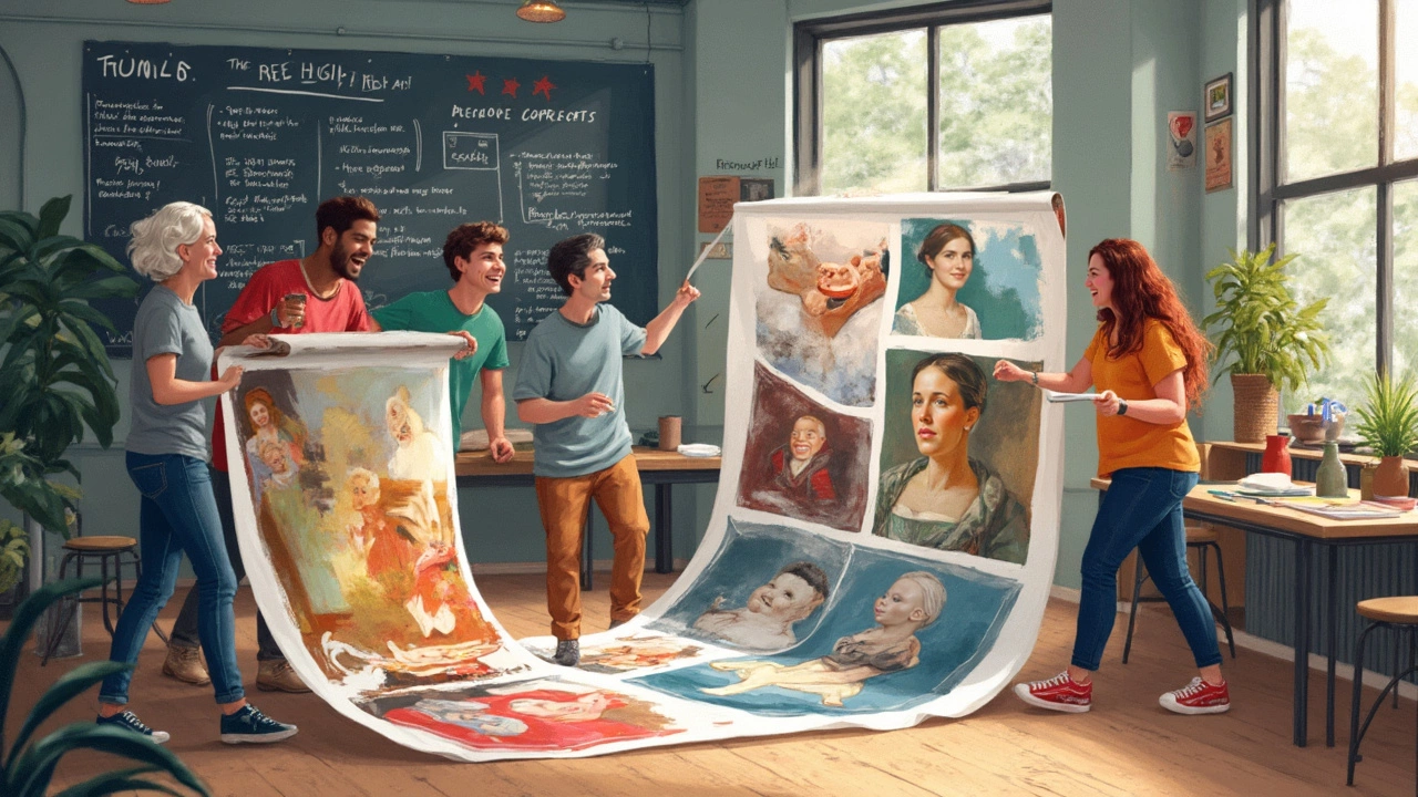 Creative Ways to Use Free Paintings in Your Space