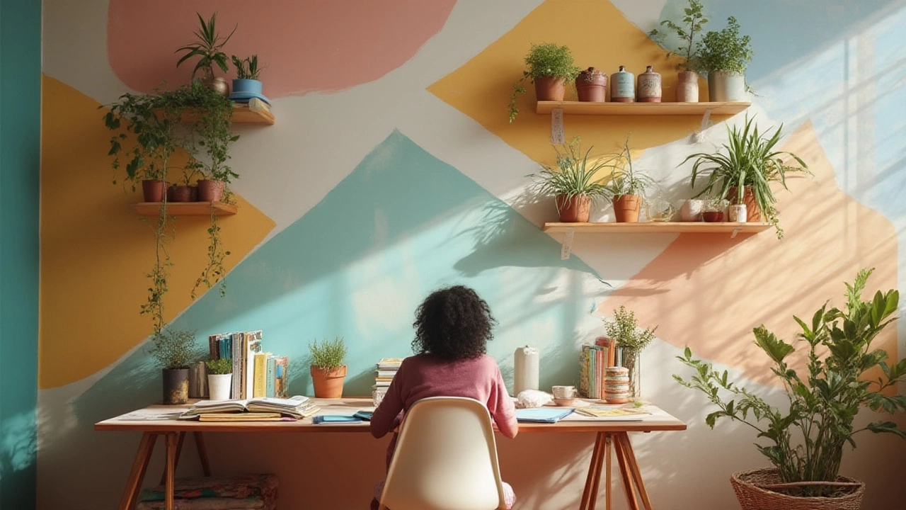 Bold Paint and Murals for Instant Energy