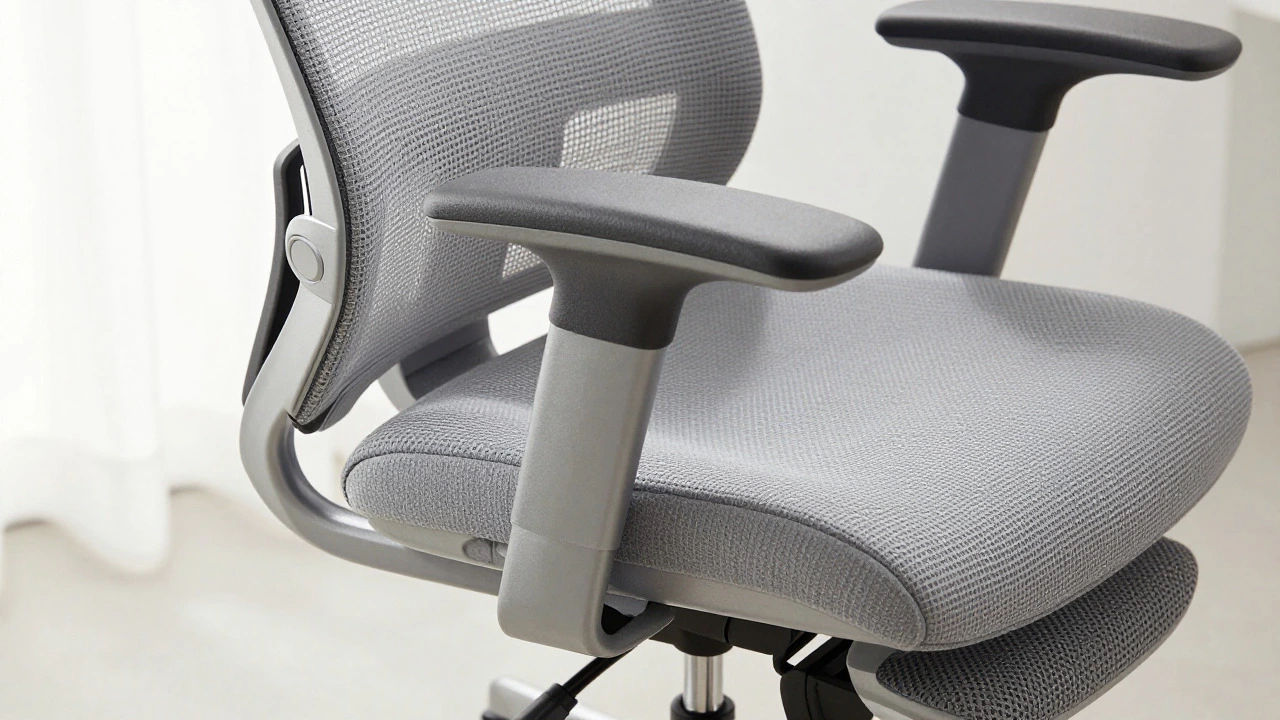 Ergonomic chair with flexible features
