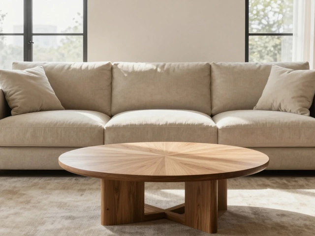 How Big Should a Round Coffee Table Be Compared to a Sofa? The Perfect Size Guide