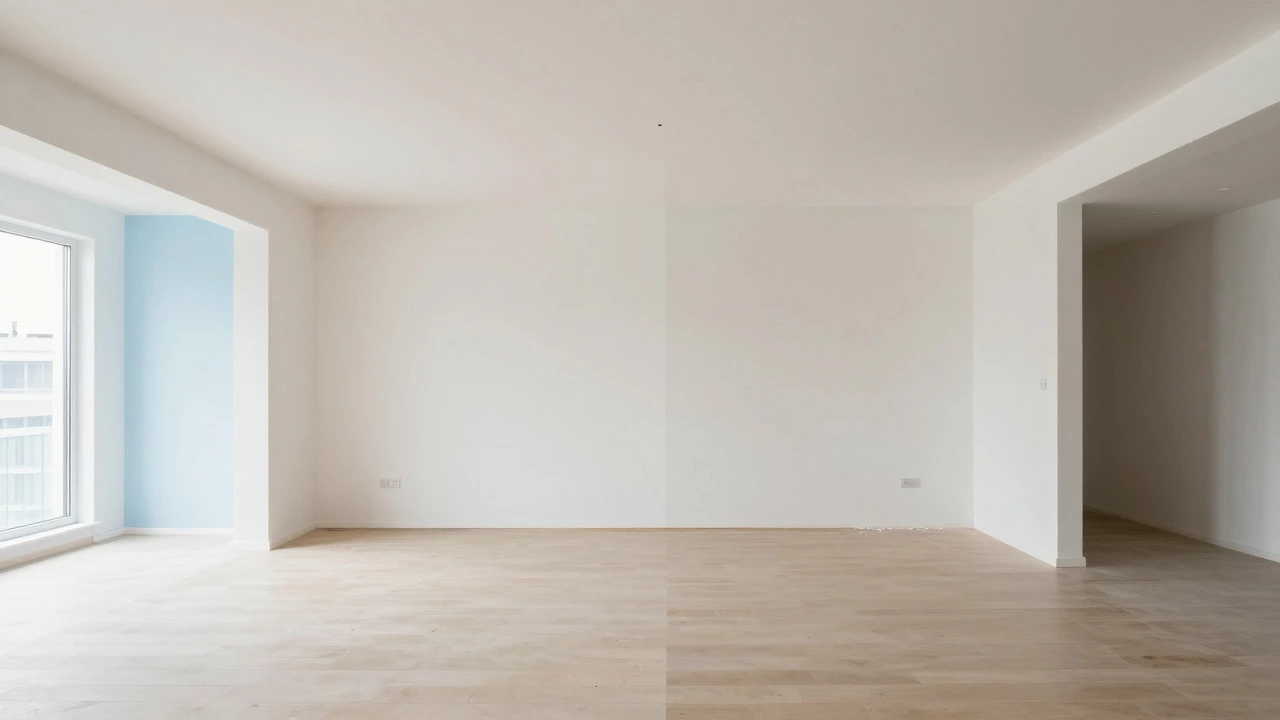Bright, finished interior showing the result of professional renovation