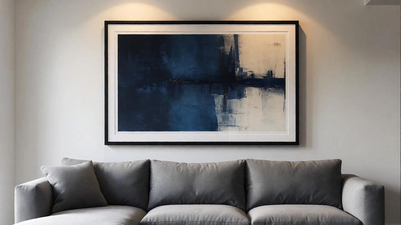 How to Make a Living Room Look Expensive: The Wall Art Strategy